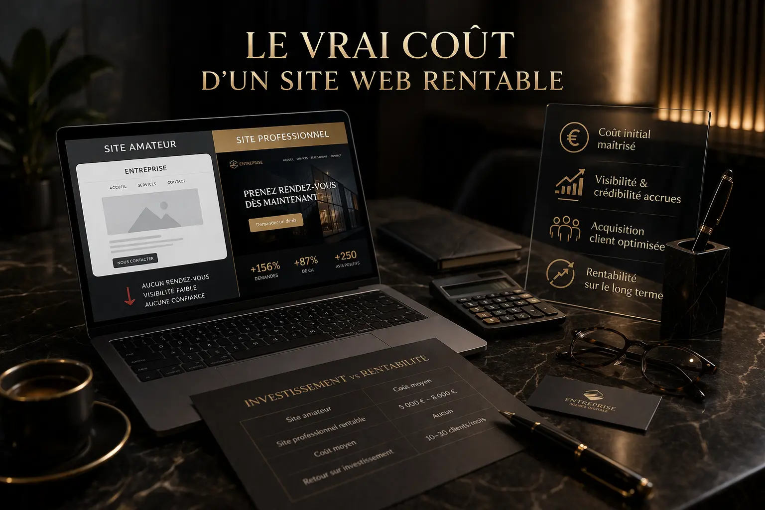 Le vrai coût d’un site web bien pensé