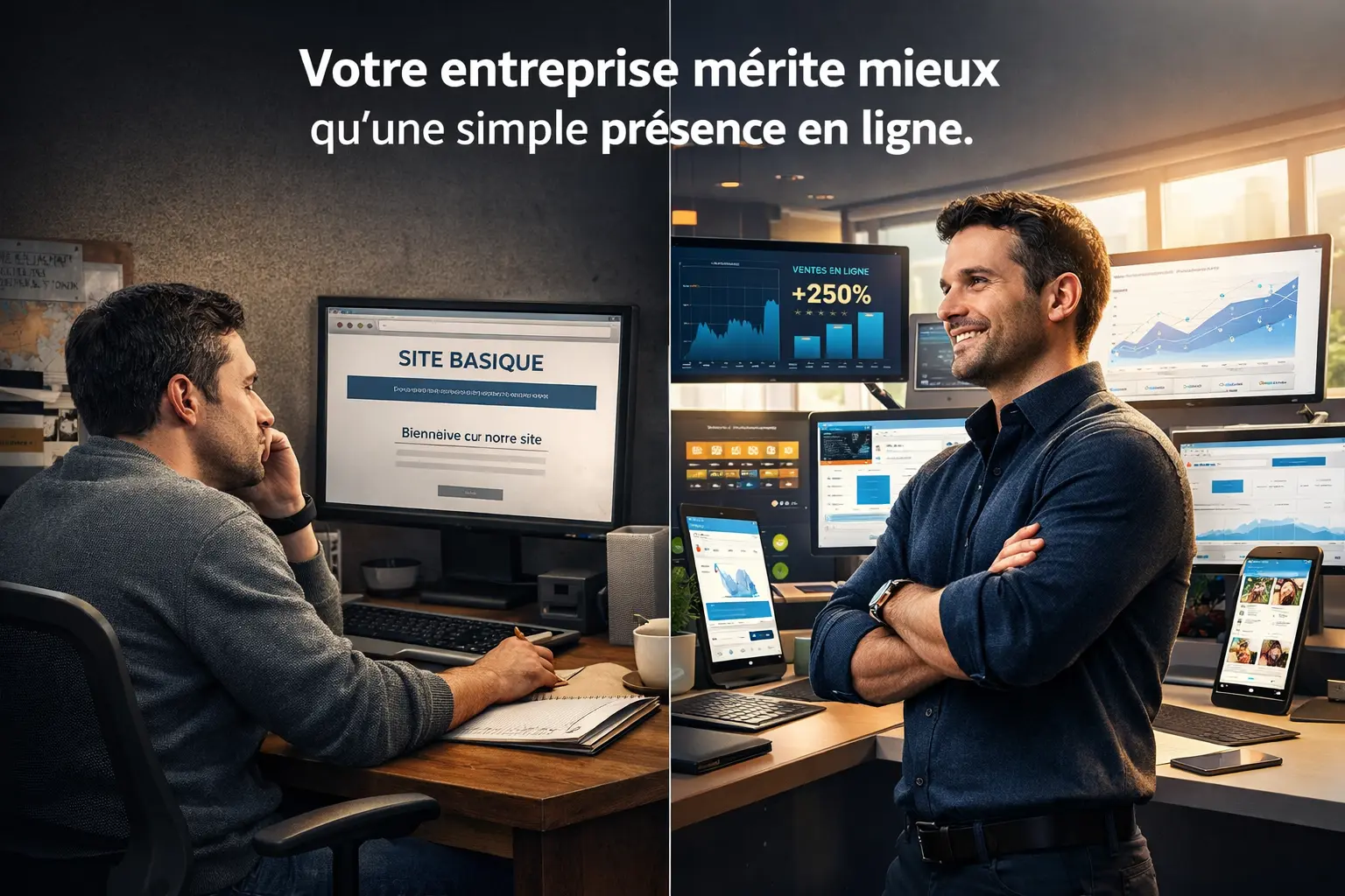 Votre entreprise mérite mieux qu’une simple présence en ligne