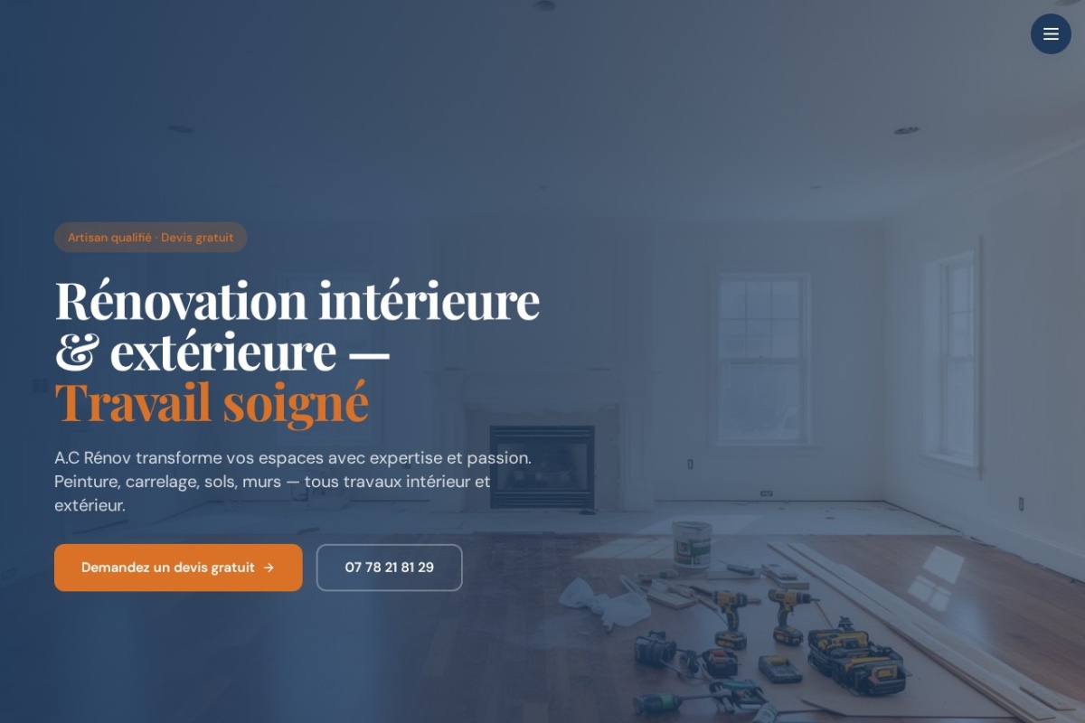 Aperçu du projet A.C Rénov