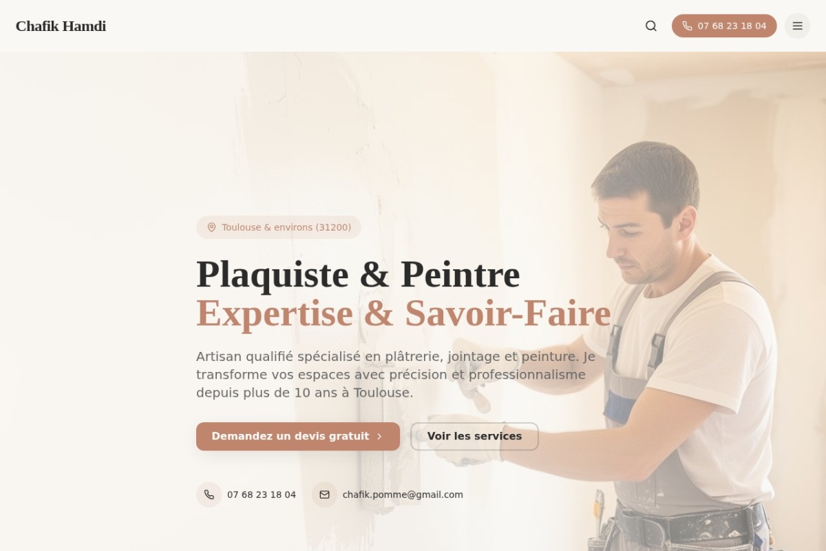 Aperçu du projet Chafik Hamdi