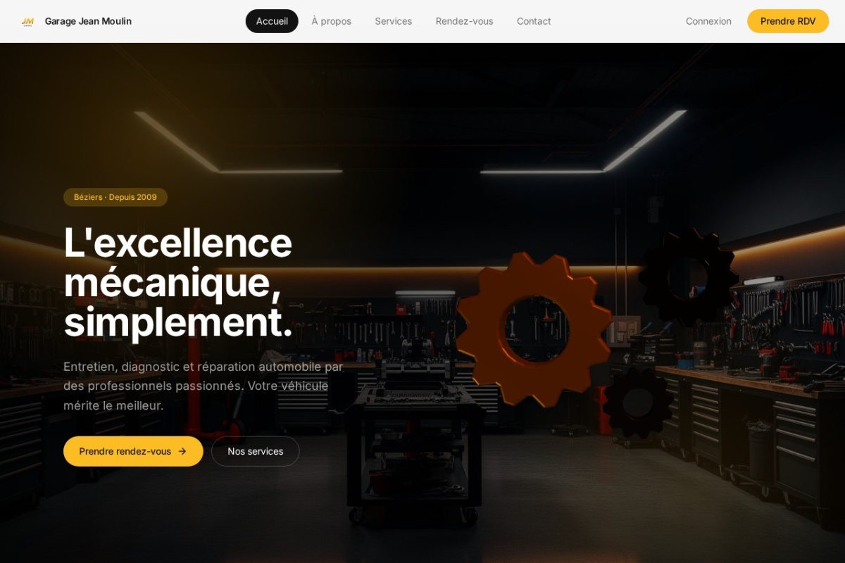 Aperçu du projet Garage Jean Moulin