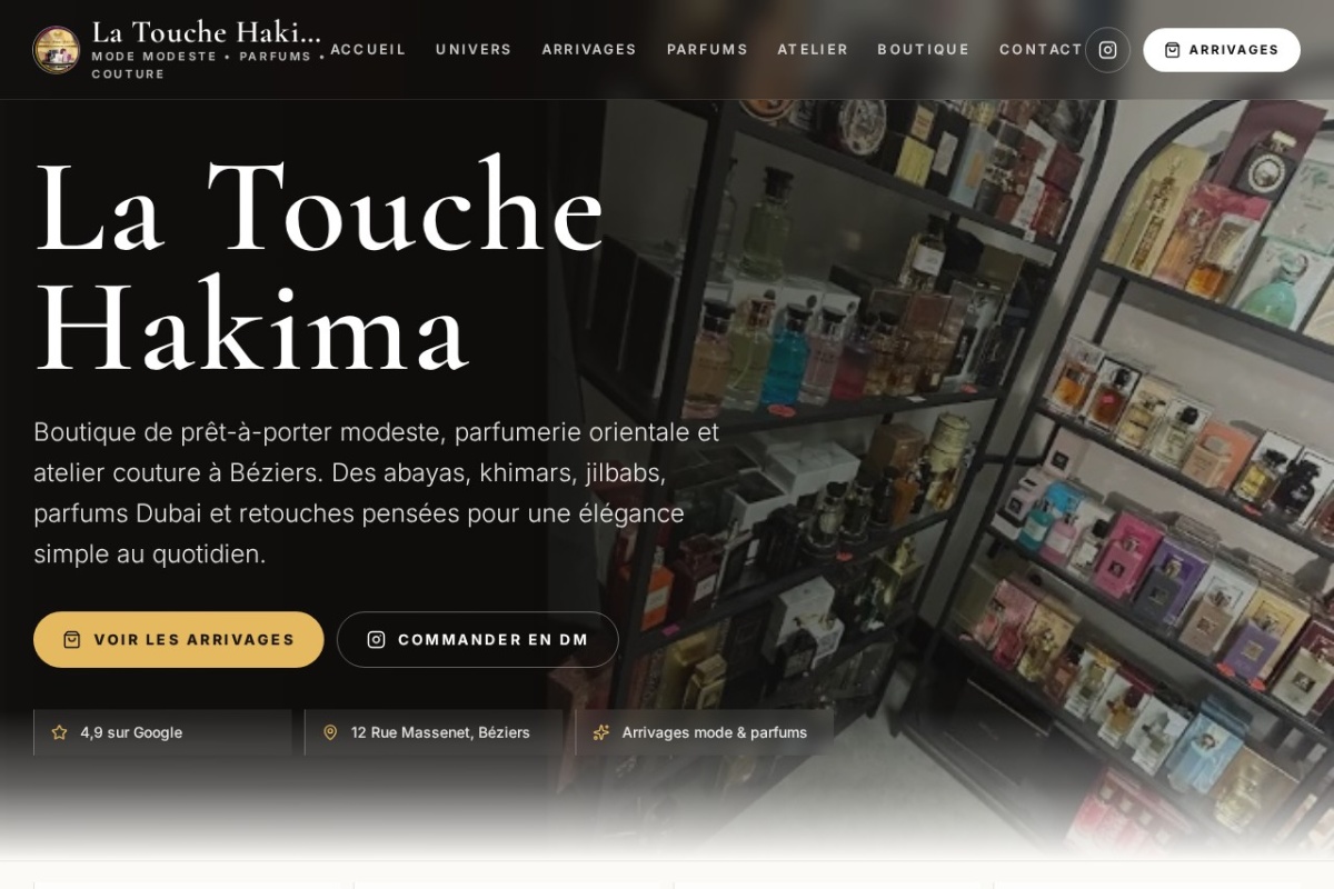 Aperçu du projet La Touche Hakima